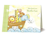 Noah's Ark Thank You (set of 12)