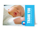 Ahoy! Thank You (with photo) - set of 12