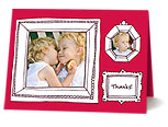 Red Frames Thank You (set of 12)