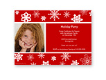 Classic - Fanciful Snowflakes - Invitation