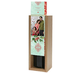 Classical Holly Wine Box