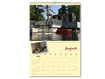11x16 Vertical Calendar - Croquet