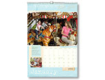 11x16 Vertical Calendar - Scrapbook