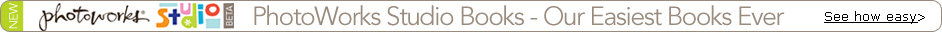New PhotoWorks Studio Photo Books