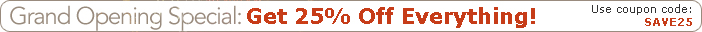 Save 25% on Everything