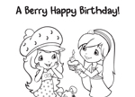 A Berry Happy Birthday! Strawberry Shortcake Printables