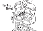Party Time for Strawberry! Strawberry Shortcake Printables