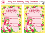 Berry Best Party Invitation! Strawberry Shortcake Printables