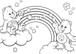 Color the Rainbow! Care Bears Activities