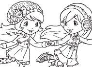 Ice Skating Strawberry Shortcake Activities