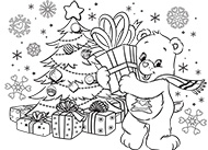 Giving is Receiving! Care Bears Coloring Pages