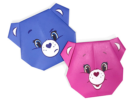 Care Bears Cheer Bear Origami Activity Care Bears Cheer Bear Origami Activity