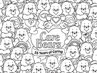 Serious Coloring Skills Care Bears Activities