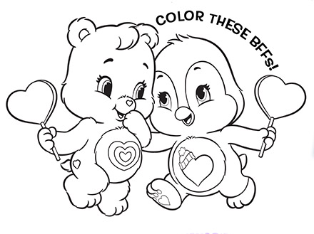 6500 Care Bear Cousins Coloring Pages  Images