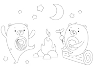 Rainbow Heart and Summer Bonfires Care Bears Activities