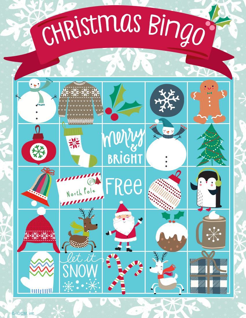 Printable Christmas Bingo Card