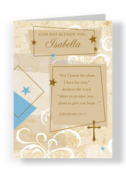 Godly Plans 5x7 Folded Card