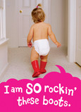 Rockin These Boots 5x7 Folded Card