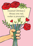 Belated Birthday Bouquet 5x7 Folded Card