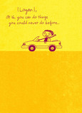 16 Driving Birthday 5x7 Folded Card