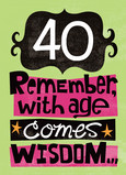 Age and Wisdom 5x7 Folded Card