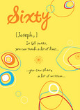 60 Wisdom Birthday 5x7 Folded Card