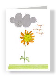 Prayer Changes Things 5x7 Folded Card