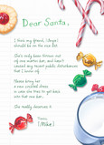 Funny Dear Santa 5x7 Folded Card