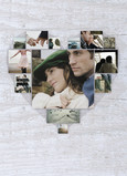 Collage Photo Heart 5x7 Folded Card