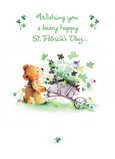 Beary St Patricks 5x7 Folded Card