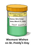 Warm Wishes Urology 5x7 Folded Card