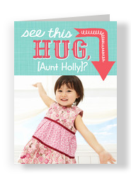 This Hug Arrow 5x7 Folded Card