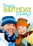 Blue Green Personalized Name 5x7 Folded Card