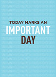Important Day Birthday 5x7 Folded Card