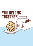 Milk Cookies Engagement 5x7 Folded Card