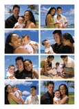 Eight Collage Portrait 5x7 Folded Card