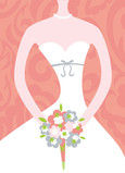 Bridal Bouquet 5x7 Folded Card