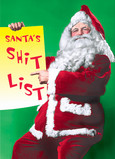 Santas Other List 5x7 Folded Card