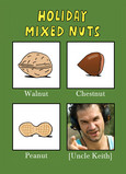 Holiday Nuts 5x7 Folded Card