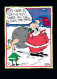 Santa Man Purse 5x7 Folded Card