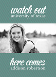 Watch Out Graduation 5x7 Folded Card