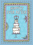 Happily Ever After Couple 5x7 Folded Card