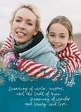 Winter Holiday Dreams 5x7 Folded Card