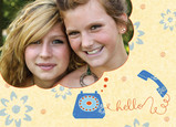 Warmest Hello 7x5 Folded Card