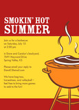 Smokin Hot Summer 5x7 Flat Card