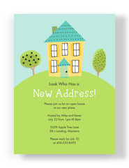 Yellow Home Hill 5x7 Flat Card