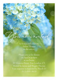 Bright Blue Hydrangea 5x7 Flat Card