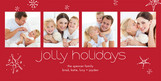 Jolly Holidays Stars 8x4 Flat Card