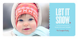 Let It Snow Wishes 8x4 Flat Card