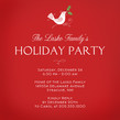 Dove Holiday Party 4.75x4.75 Flat